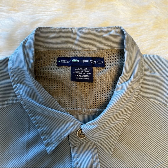 Men’s Ex Officio technical shirt sleeve‎ button up shirt - Picture 3 of 4